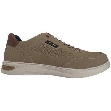 Imagem de Sapatênis Pegada 112403 Masculino Jeans, Jeans areia conhaque, 41