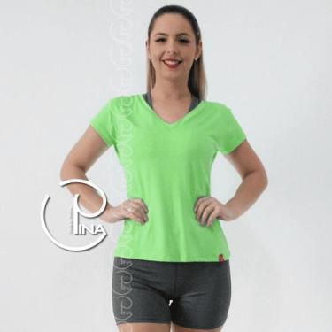 Imagem de Camiseta Poliamida Dry Fit Seca Fácil P M G GG PINA , M, Verde