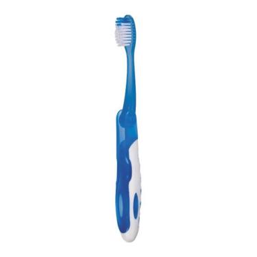 Imagem de Escova Dental Macia Retrátil Ideal Para Viagem Klin, Azul