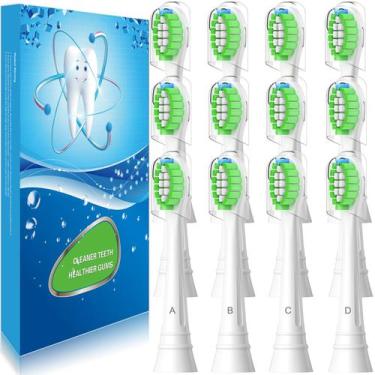 Imagem de Cabeças de Escova de Dentes Wetqaip Compatíveis com Philips Sonicare