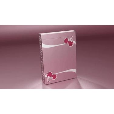 Imagem de Cartas de Baralho MJM Cherry Casino Flamingo Quartz Rosa