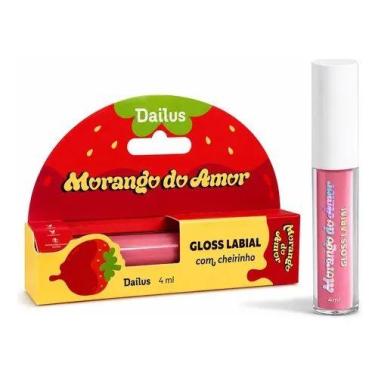 Imagem de Gloss Brigadeiro De Morango - Dailus - Dailus Maquiagem