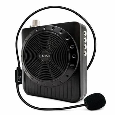 Imagem de Amplificador de Voz Multifuncional com Headset Bateria Recarregável e 