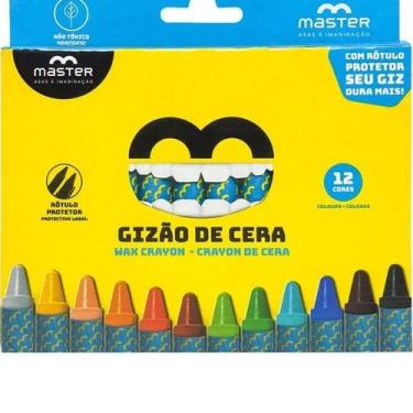 Imagem de Giz De Cera 12 Cores 160G Master