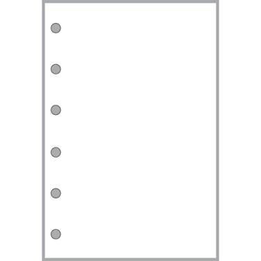 Imagem de Planejadores e organizadores para cadernos de tamanho de bolso, Blank Pages