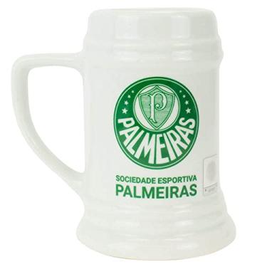Imagem de Caneca Porcelana Branca 500ml - Palmeiras