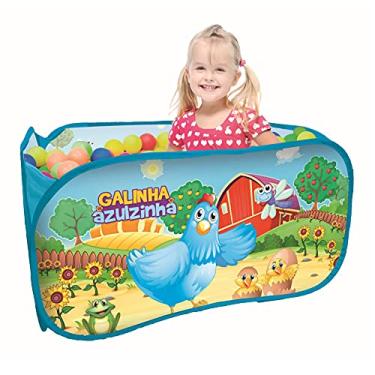 Imagem de Fabrincando Ideias Piscina de Bolinhas Infantil Galinha Azulzinha sem Bolinhas