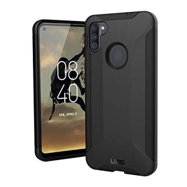 Imagem de URBAN ARMOR GEAR Capa UAG projetada para Samsung Galaxy A11 Scout [preta] Capa protetora resistente contra quedas de grau militar