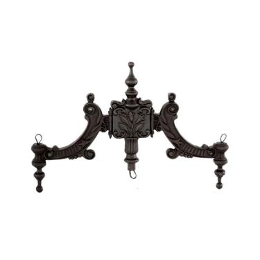 Imagem de Complemento Suporte Poste E Luminária Ferro Fundido 44X90Cm