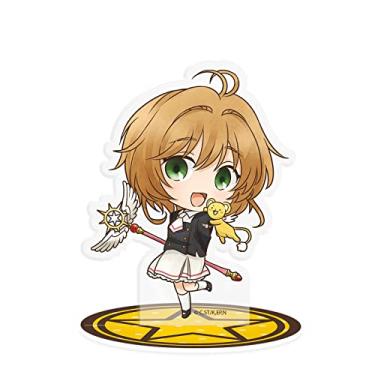 Imagem de ABYstyle Cardcaptor Sakura Sakura School Uniform Chibi Acrylic Stand Figure Model 4" Tall Anime Manga Desktop Accessories Merch Gift