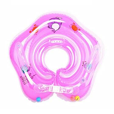 Imagem de lifcasual Anel de natação para bebê inflável bebê infantil criança banheira chuveiro anel anel colar brinquedos flutuador anel de segurança para piscinas