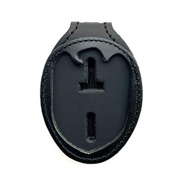 Imagem de Perfect Fit Shield Wallets NCIS Suporte de crachá com clipe de cinto com corrente de pescoço