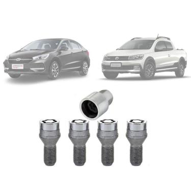 Imagem de KIT PORCA PARAFUSO TRAVA ANTIFURTO RODAS VW CHERY McGARD