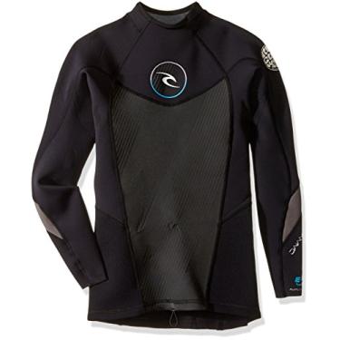 Imagem de Rip Curl Jaqueta de mergulho de manga comprida Dawn Patrol, PP, preta