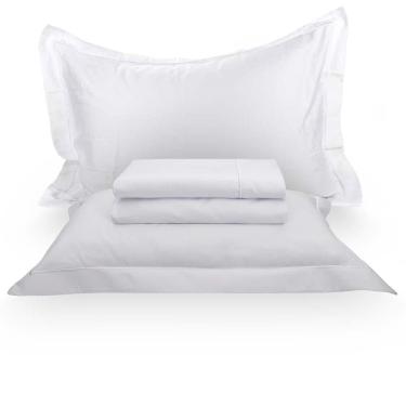 Imagem de Jogo de Cama Queen 300 Fios Ponto Cheio Lázio  - Linha K