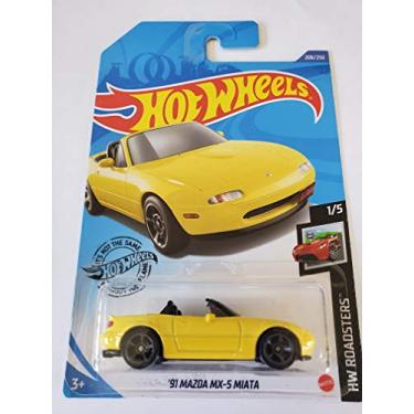 Imagem de Hot Wheels 2020 Hw Roadsters '91 Mazda MX-5 Miata, Yellow 208/250