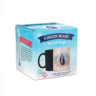 Imagem de Bubblegum Stuff - Caneca Virgem Maria Milagrosa | Caneca de café segura para micro-ondas segura para alimentos - 330 ml | Presentes para casa inteligente e utensílios de cozinha
