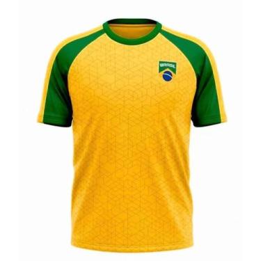 Imagem de Camiseta Braziline Brasil Macuxi - Amarelo