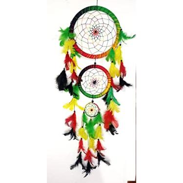 Imagem de Filtro Dos Sonhos Apanhador 60 cm Decoração Reggae