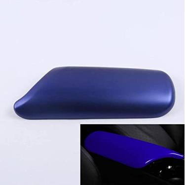 Imagem de Xodouhi Capa de caixa de apoio de braço console central decoração de interiores apto para Toyota C-HR CHR 2021 2020 2019 2018 2017 (azul)