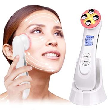 Imagem de Instrumento de beleza para terapia de luz LED 5 em 1 Massageador facial antienvelhecimento Multifuncional para cuidados com a pele Instrumento de beleza，LIANLI (R标备案，跟卖后果自负)