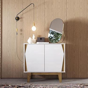 Imagem de Aparador Buffet Sala California 2 Portas Off White/madero Canela