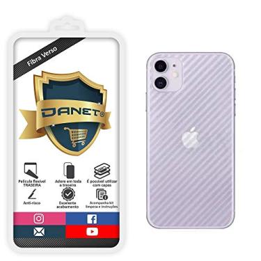 Imagem de Pel�cula Fibra De Carbono Gel Flex�vel Traseira Verso Apple Iphone 11 - Prote��o Que Adere E Cobre Toda A Parte Traseira do Aparelho - Danet