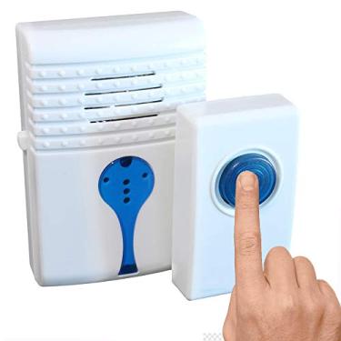 Imagem de Campainha Ding Dong sem Fio Wireless Tomada e Pilhas Alcance 50mt Indoor Bivolt Automático
