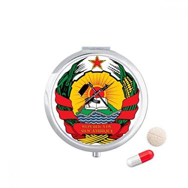 Imagem de Porta-comprimidos, porta-comprimidos com emblema nacional da África de Moçambique