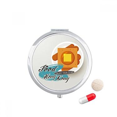 Imagem de Porta-comprimidos de Hong Kong French Toast China caixa de armazenamento de remédios dispensador de recipiente