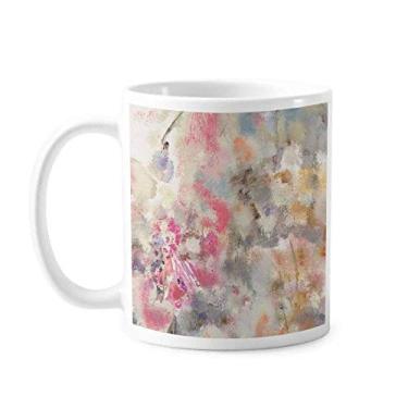 Imagem de Abril Lotus XJJ Caneca para pintura a óleo Cerâmica Café Porcelana Caneca Talheres