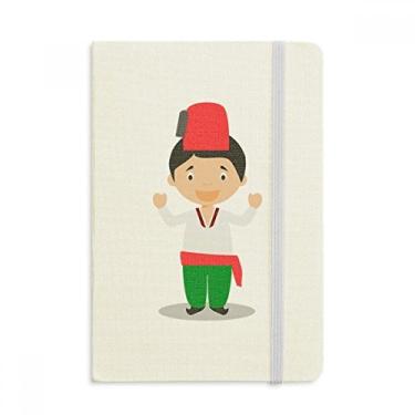 Imagem de Caderno de desenho de peru verde vermelho oficial tecido capa dura diário clássico