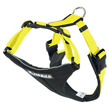 Imagem de Neewa Peitoral para corrida de cães, arnês para caminhadas para cães (PP, amarelo), peitoral refletivo para cães, arnês para Pitbull, arnês Husky