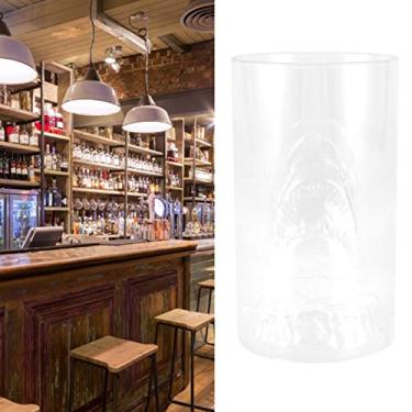 Imagem de Copo de cerveja, copo de vidro duplo com vidro de borossilicato de 350 ml, grande capacidade para beber vinho para a família