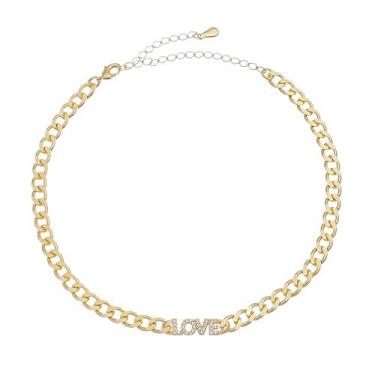 Imagem de Piuka Choker Kel Love Zircônias Folheada A Ouro 18K