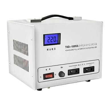 Imagem de Estabilizador de tensão, Estabilizador Fonte de Alimentação Estabilizador Monofásico Uso Doméstico LCD Relé de Inteligência Regulador Automático de Tensão para Pequenos Eletrodomésticos, 1,5KVA