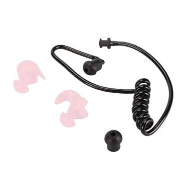 Imagem de Fone de Ouvido Tubo Acústico, Substituição do Tubo Acústico Ergonômico Forte Multiuso Silicone Plug and Play para Fones de Ouvido de Rádio Bidirecional (fones de ouvido rosa)