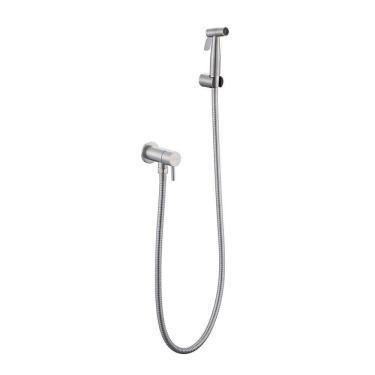 Imagem de Ducha Higiênica Aço Inox Escovado Com Registro Nox15 Doan