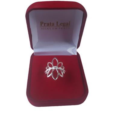 Imagem de Anel Flor de Lótus de Prata 925