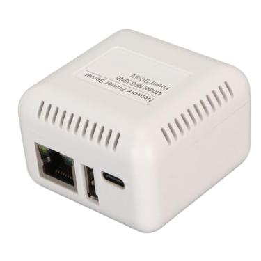 Imagem de Servidor de Impressora USB 2.0 de Rede, Adaptador de Servidor de Impressão LAN USB, Suporte para Servidor de Impressão Sem Fio Conexão BT para Windows XP, para Windows 7, para