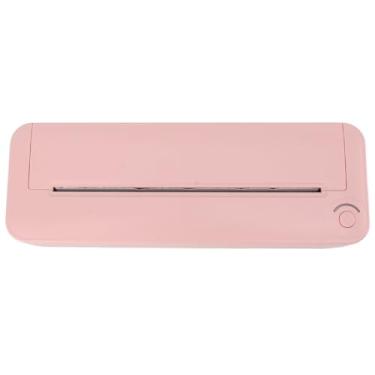 Imagem de Impressora Sem Fio Portátil, Mini Impressora Térmica Eficiente ABS A4 Sem Tinta Com Cabo USB para Escritório (Rosa)