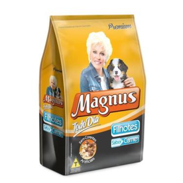 Imagem de Ração Magnus Premium Todo Dia Cães Filhotes Carne 10,1Kg - Adimax Pet