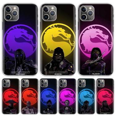 Imagem de Scorpion Zero Sub Mortal Kombat Capa Do Telefone  Shell para iPhone 11  14 Pro Max  15  13  12 Mini
