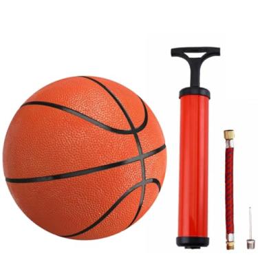 Imagem de Bola Basquete Basketball Número 7 Tamanho Oficial E Bomba Para Encher