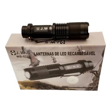 Imagem de Lanterna LED Recarregável Longo Alcance Multi-funcional Tática Militar Bike Camping Pesca Potente Original jws ws576