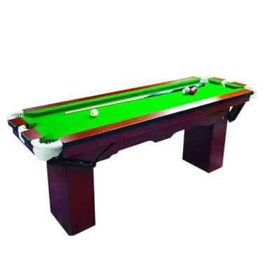 Imagem de Mesa De Sinuca Portátil De 7 Pés, Pequena Mesa De Treinamento De Bilhar, Mesa De Prática De Ponto Quintil De Sinuca, Para Sala De Jogos Em Casa (Color : Red, Size : 2.13x0.7m/7x2.29ft)