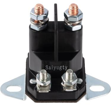 Imagem de Saiyugty Solenoide de arranque 117-1197 784-1221-210 compatível com cortador Exmark Lawn Boy Toro Z 1-513075 104-3189 117-1197 212655 28-4210 47-1910, 12V 4 terminais CC Solenizador para Corta-Relvas oid