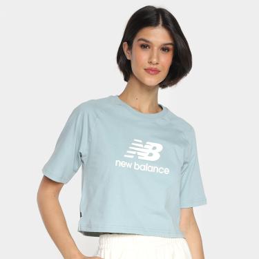 Imagem de Camiseta New Balance Cropped Basic Feminina-Feminino