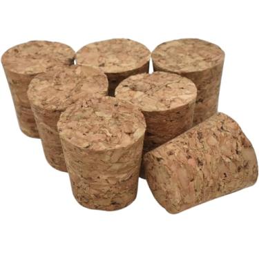 Imagem de Homeford Rolha de cortiça cônica, natural, 1,9 cm (3/4"), 7 unidades