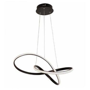 Imagem de Lustre Luminária 3 em 1 Orgon Pendente Iluminação Arco Led Perfil Sala de Jantar Infinito Comercial Recepção Moderno Luxo Quarto Ambiente Residencial